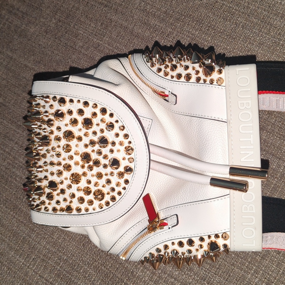 Christian louboutin ExploraFunk Gold Studded bag